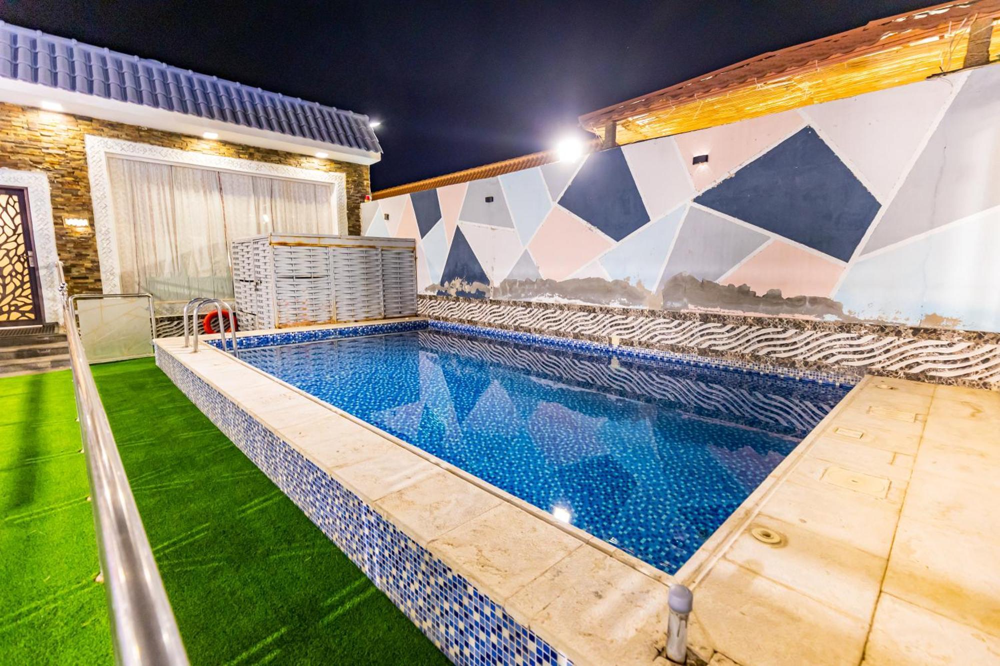 شاليهات الكوخ السويسري وأكوابارك Villa Ash Shishah Esterno foto